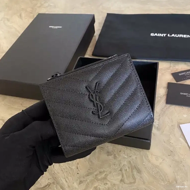 CASE CARD MONOGRAM YSL ZIPPED 0630